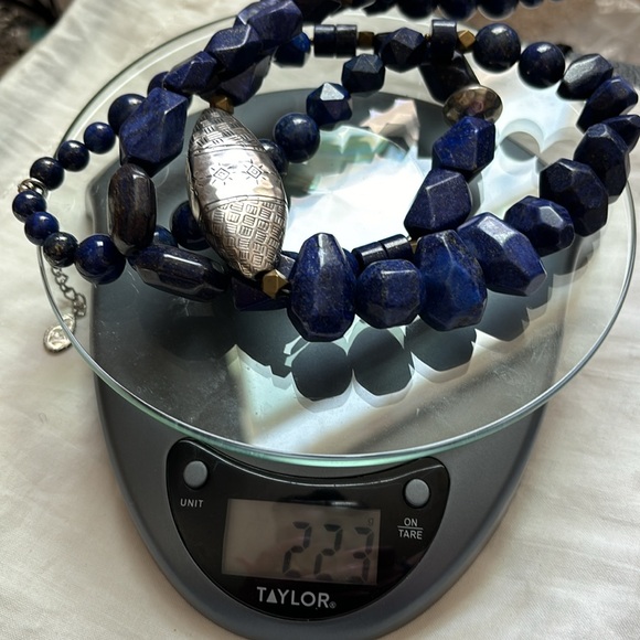 Rare! Silpada Lapis Sterling Silver Necklace - Picture 5 of 5